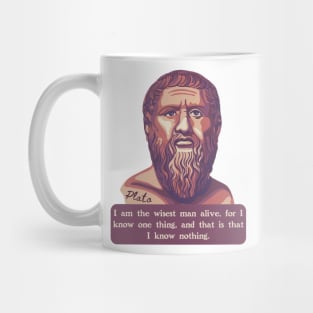 Plato Portrait and Quote Mug